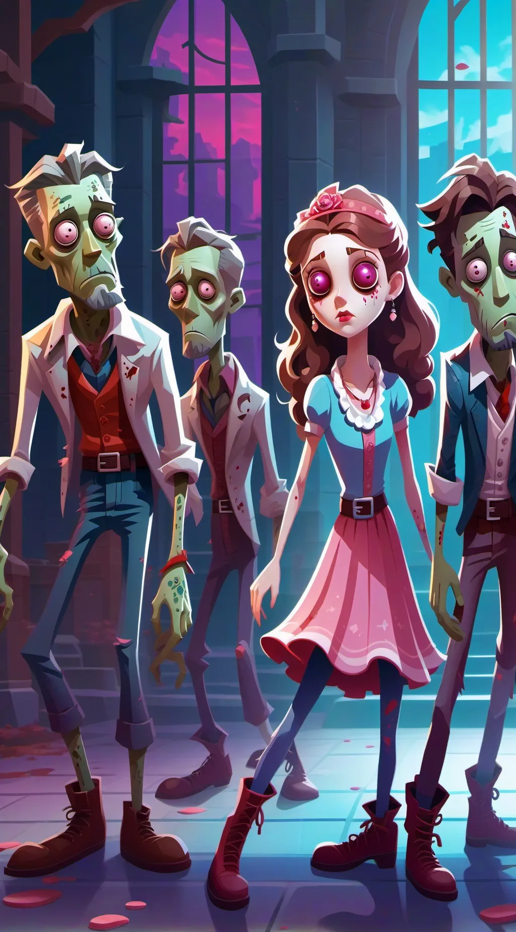 ai character: jjk apocalypse background