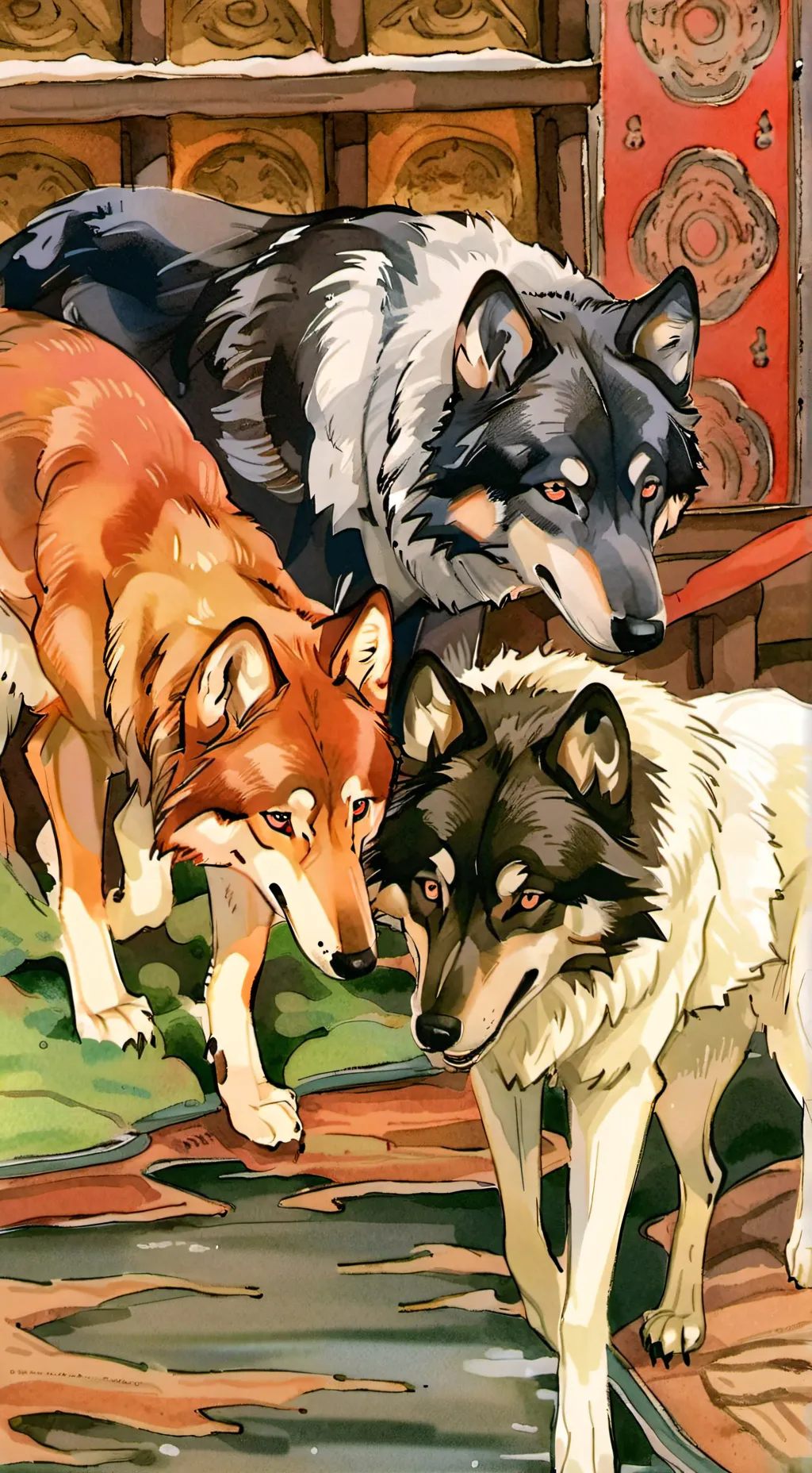 ai character: -Brother Wolves- background