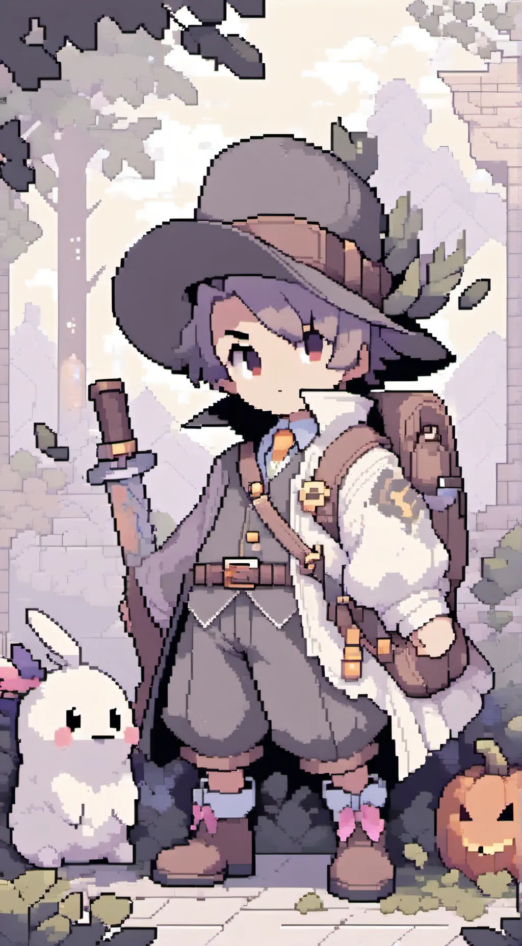 ai character: dandy world  background