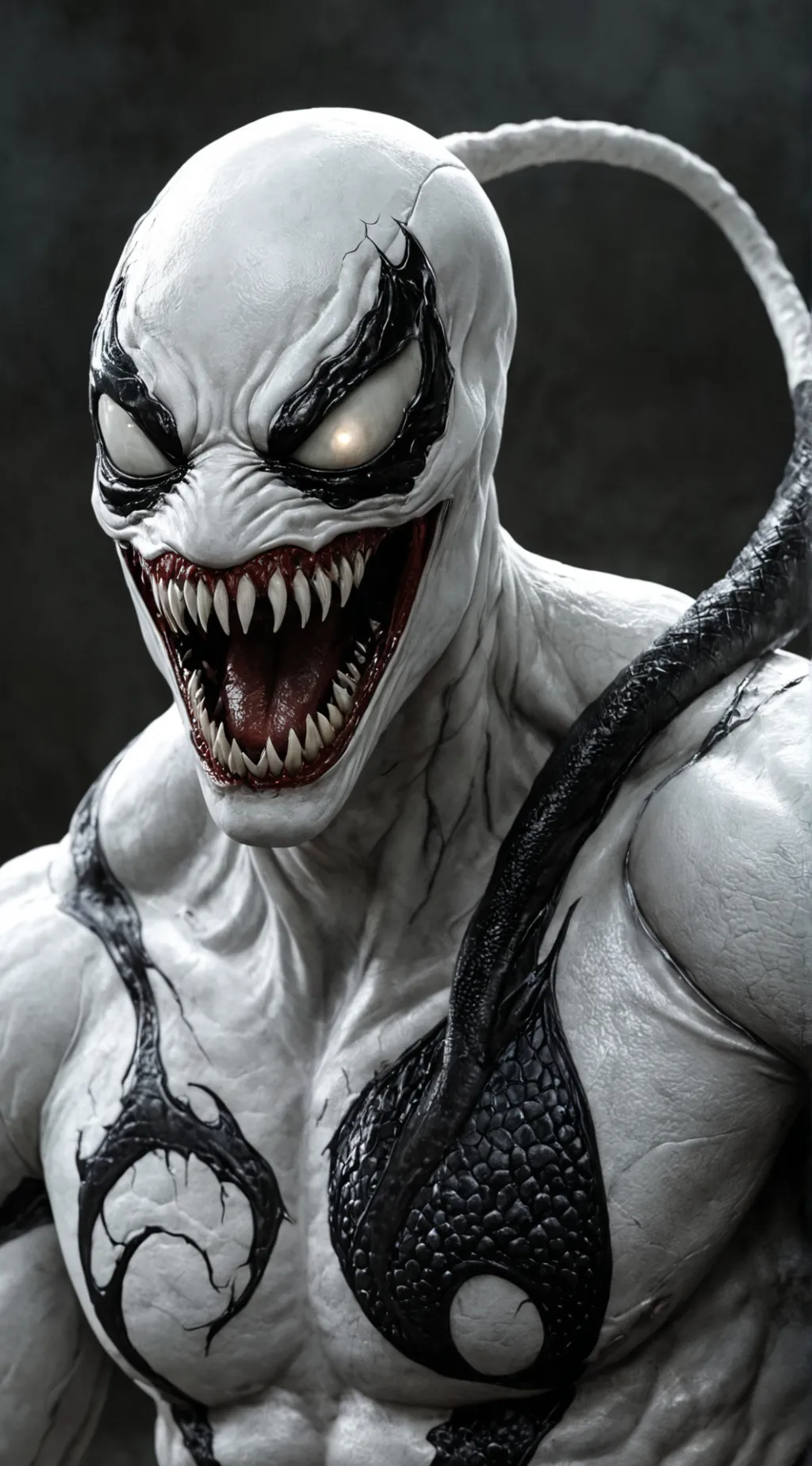 ai character: ANTI VENOM background