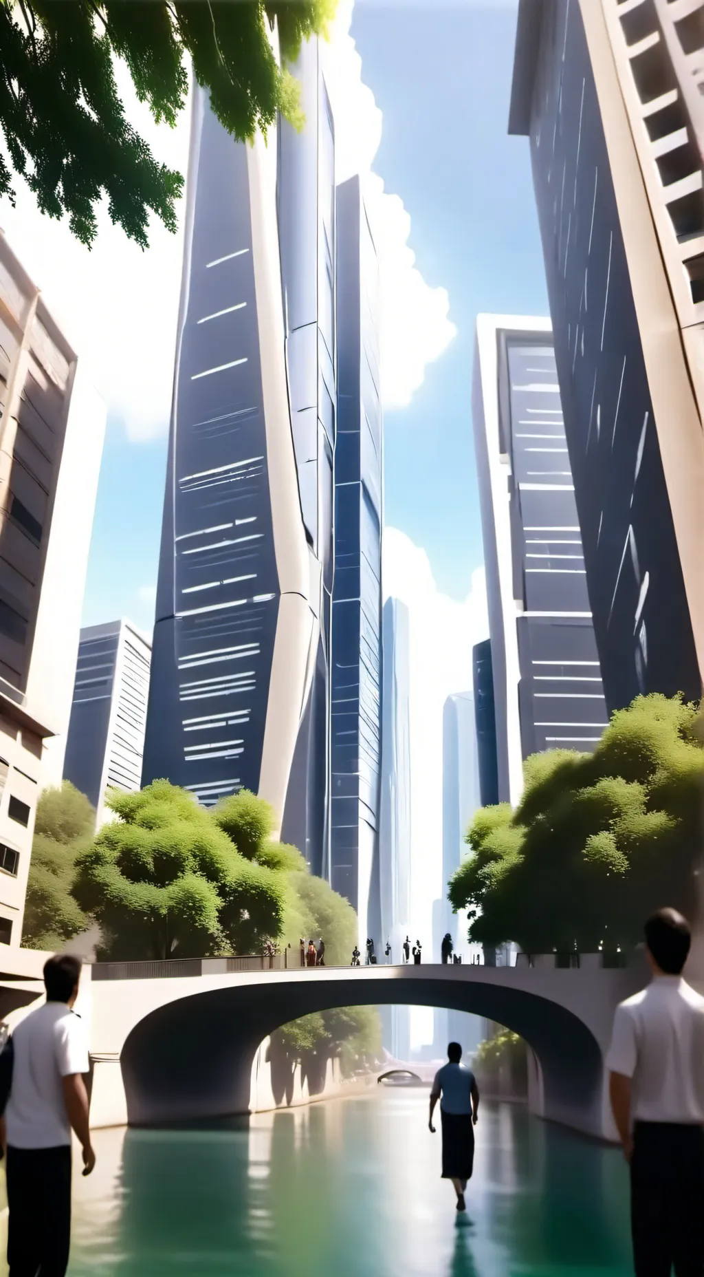 ai character: Future 2277 background