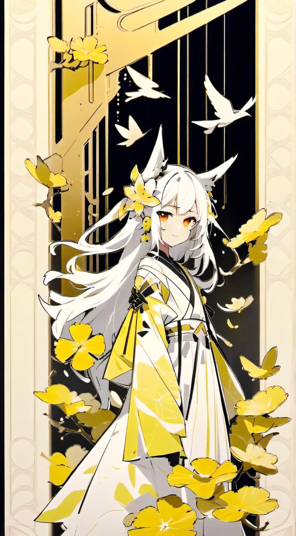 ai character: Luna background