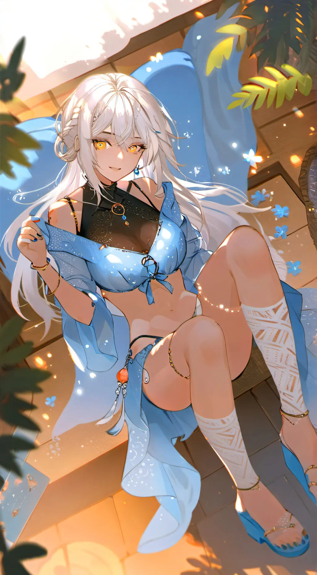 ai character: Luna background