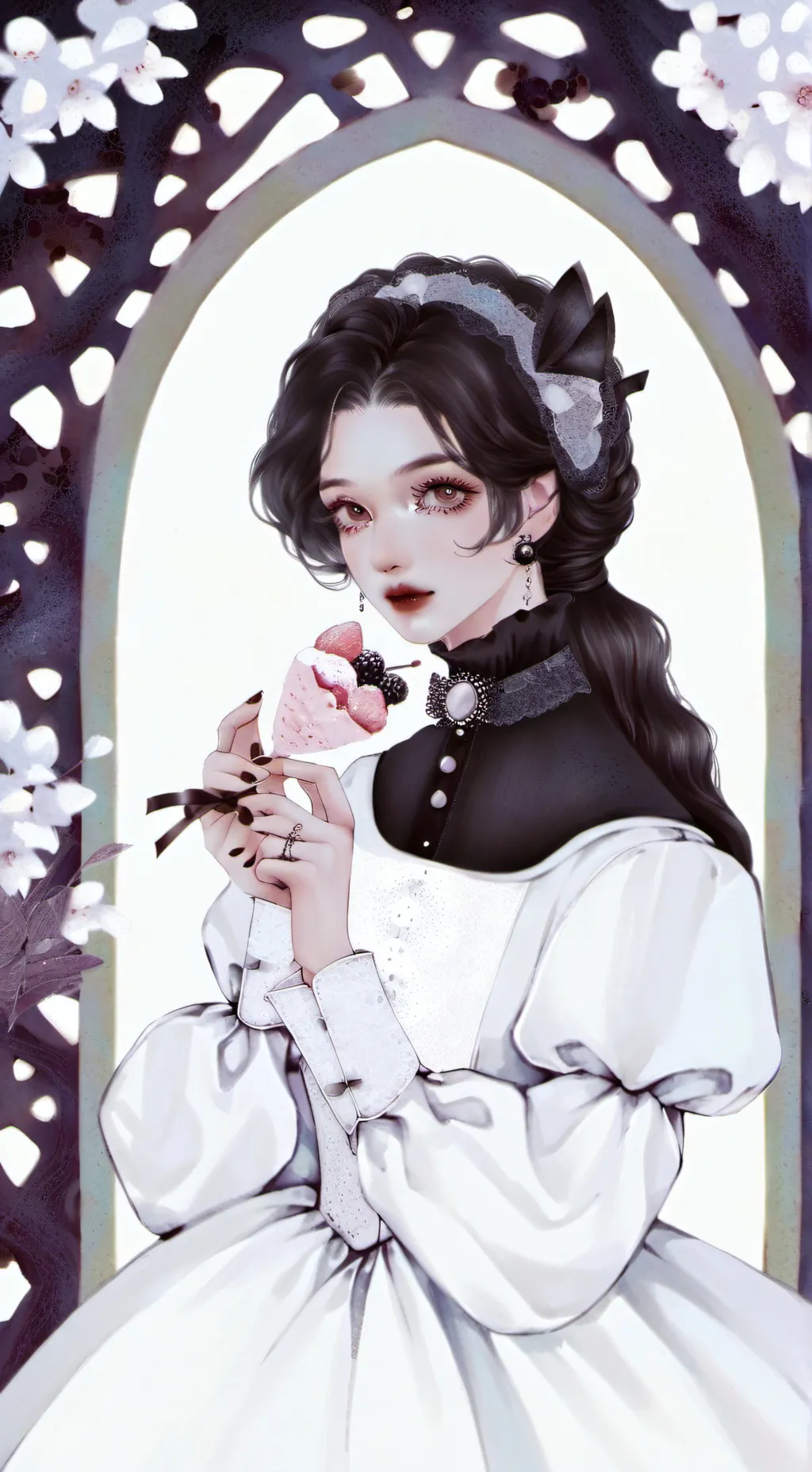 ai character: Charlotte  background