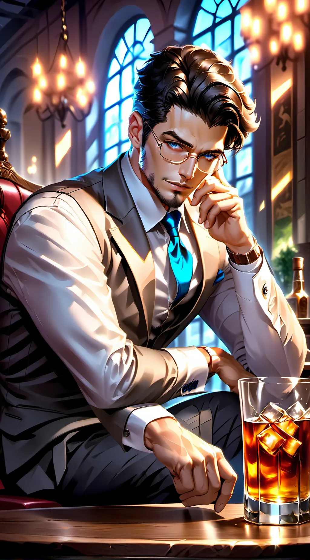 ai character: Massimo background