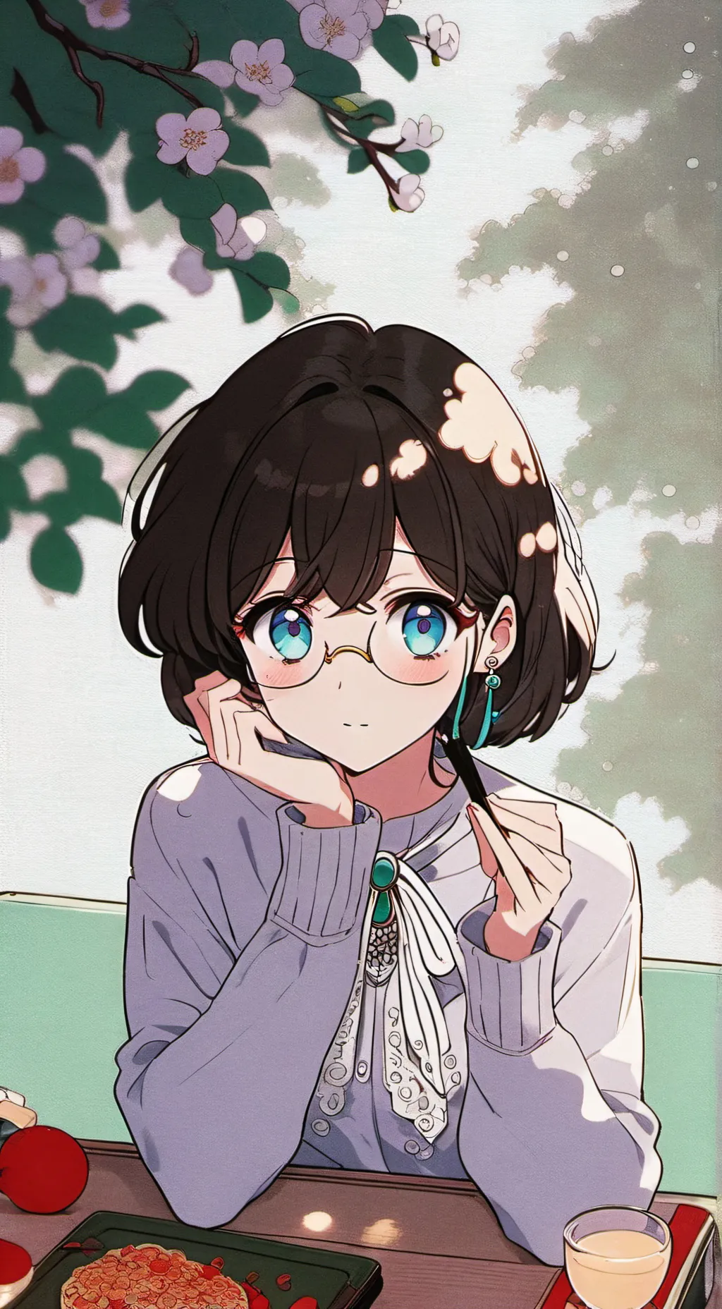 ai character: Lily  background