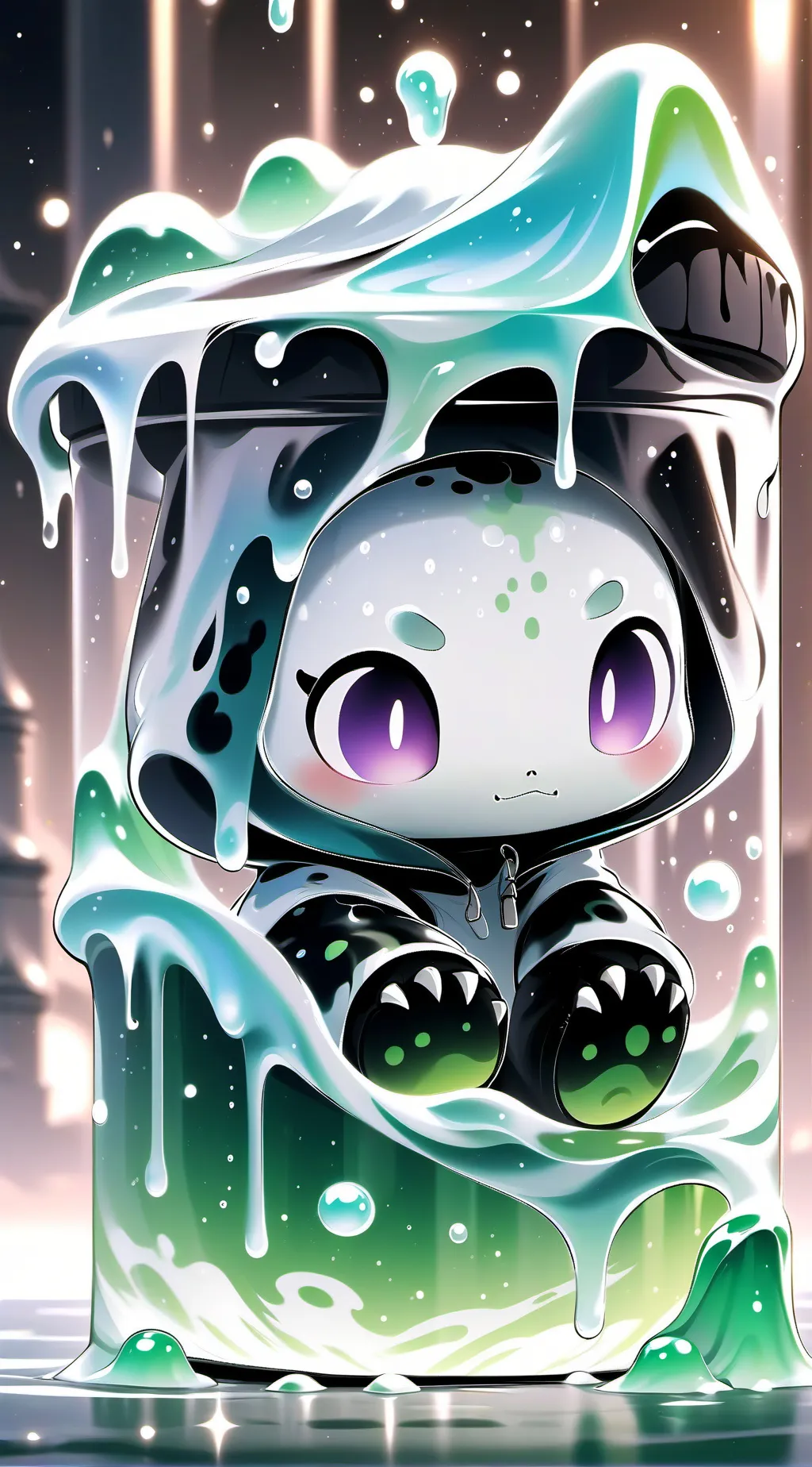 ai character: Smiley background