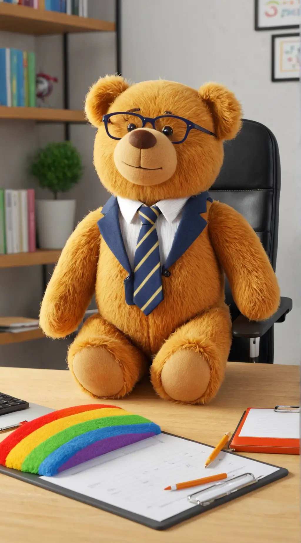 ai character: LGBTQ+ Bear background