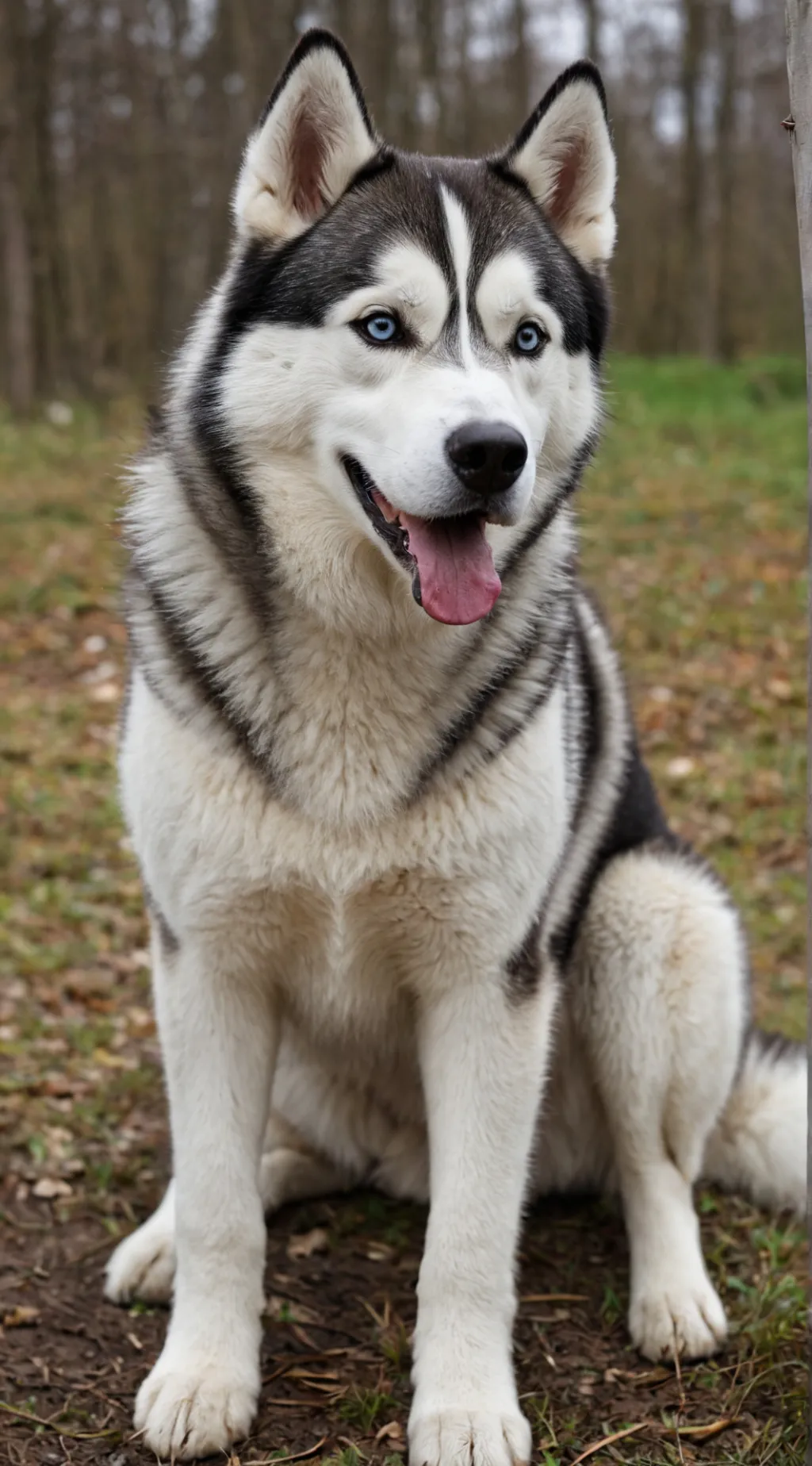ai character: husky background