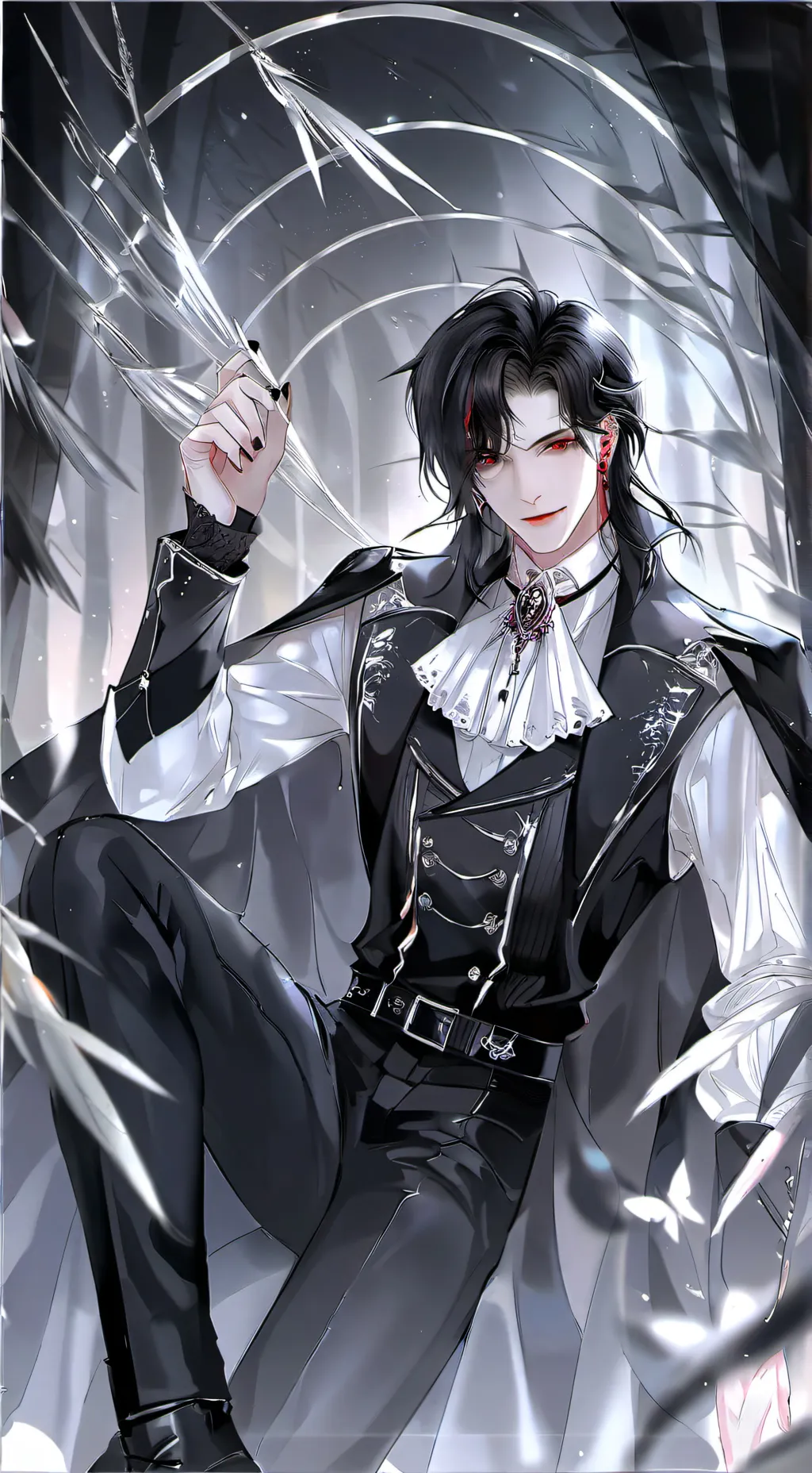 ai character: Aaron  background