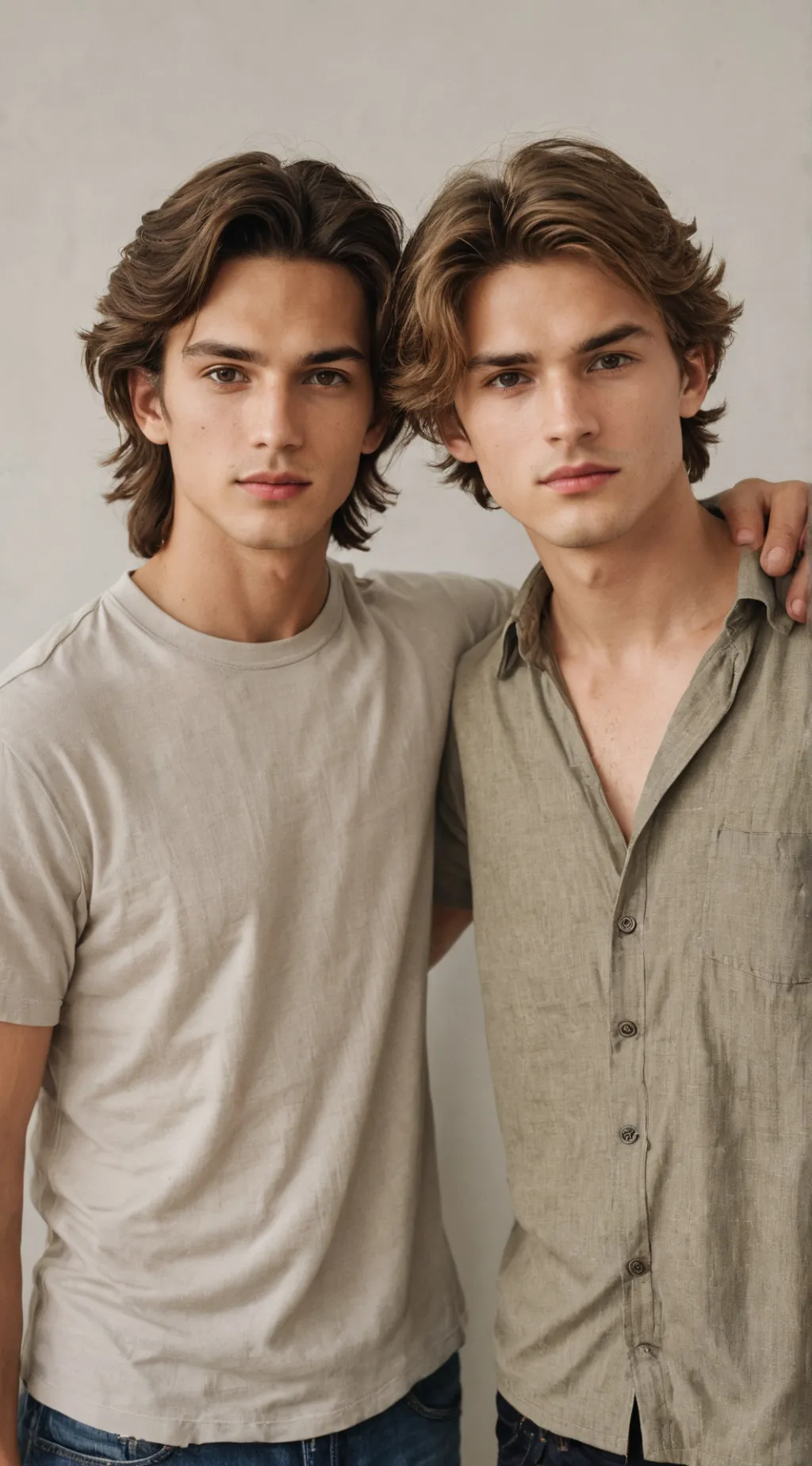 ai character: Ethan and Evan background