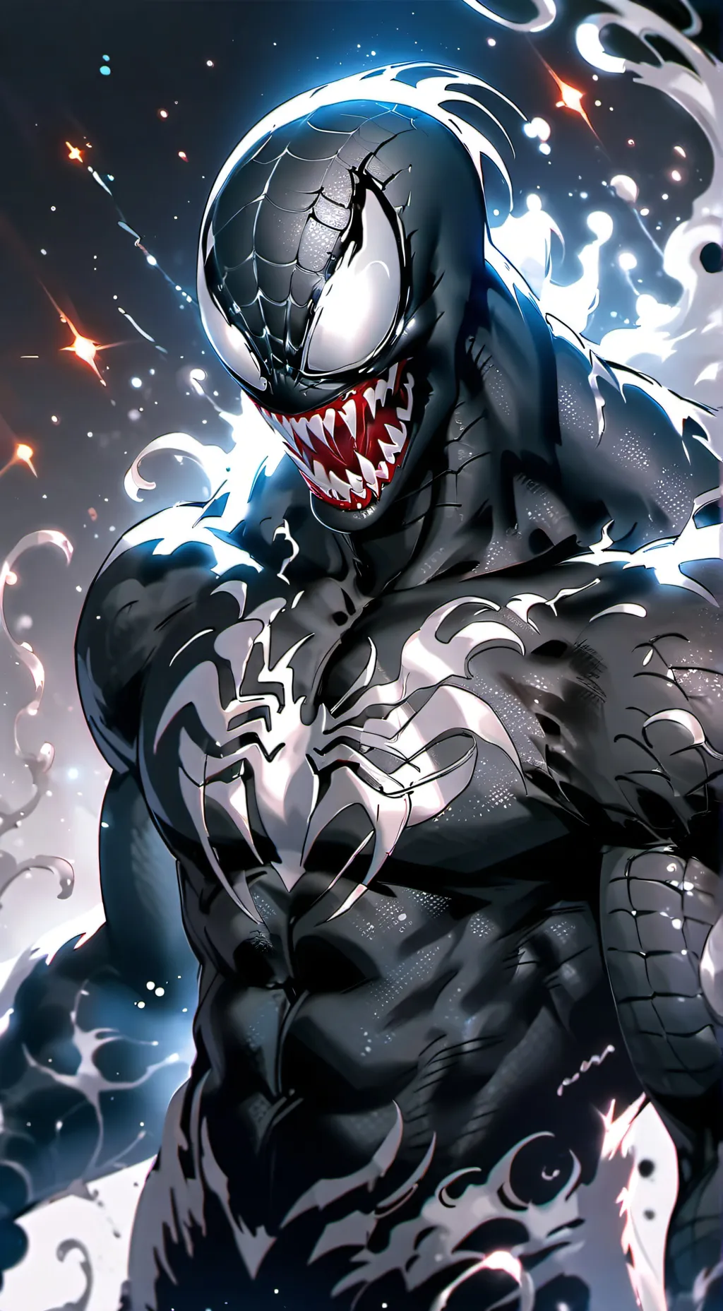 ai character: VENOM background