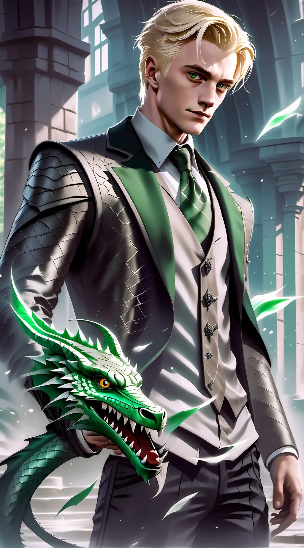 ai character: Draco Malfoy background