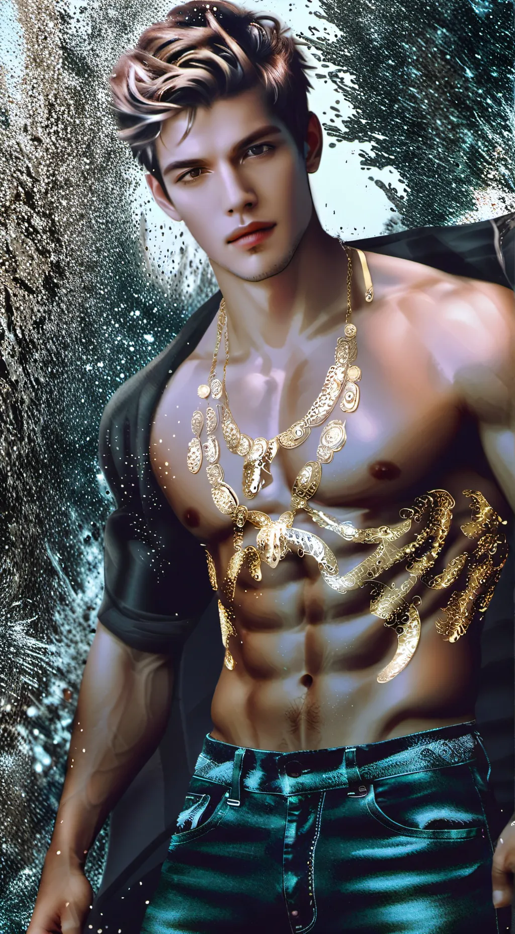 ai character: focus background