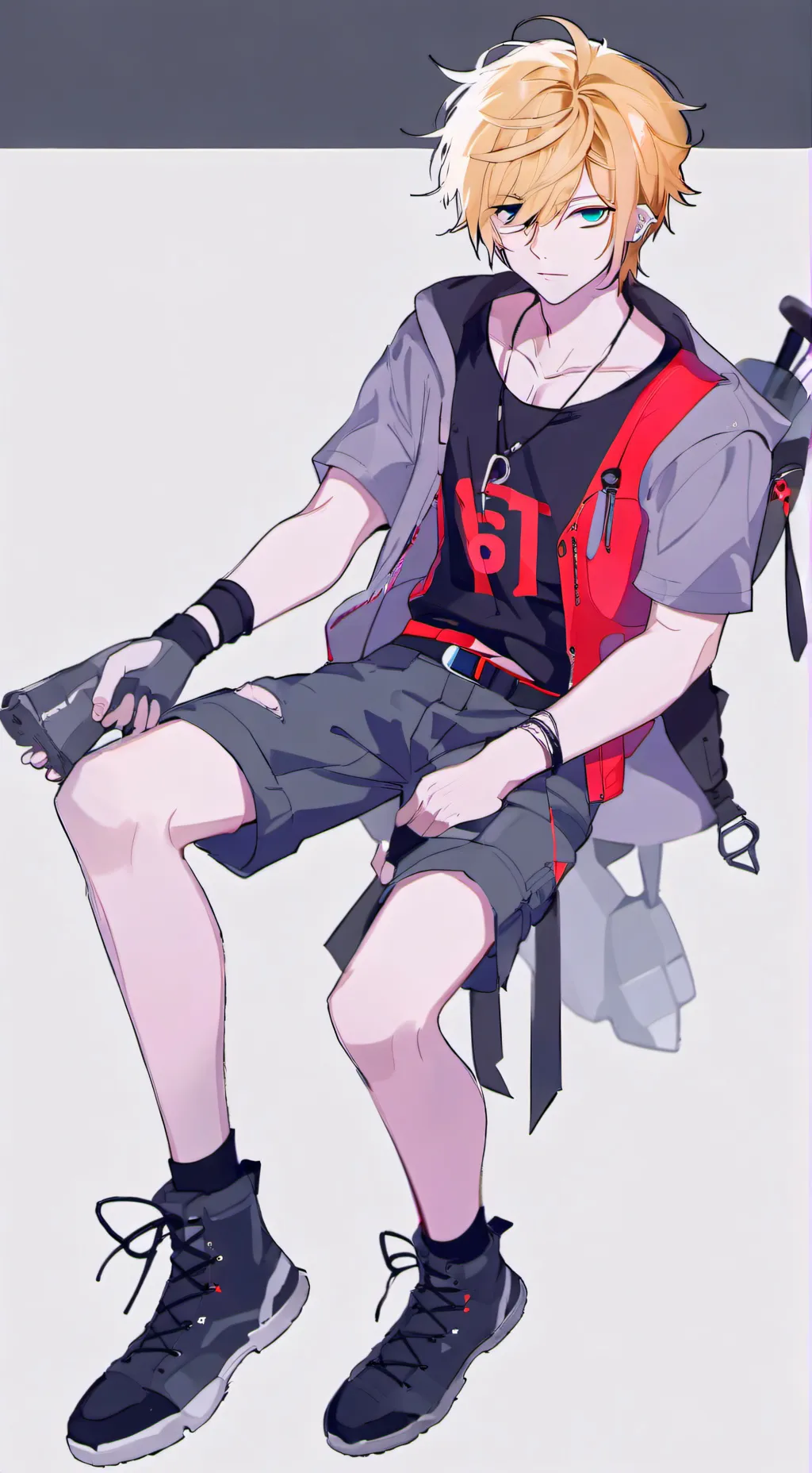 ai character: Horror au THSC background