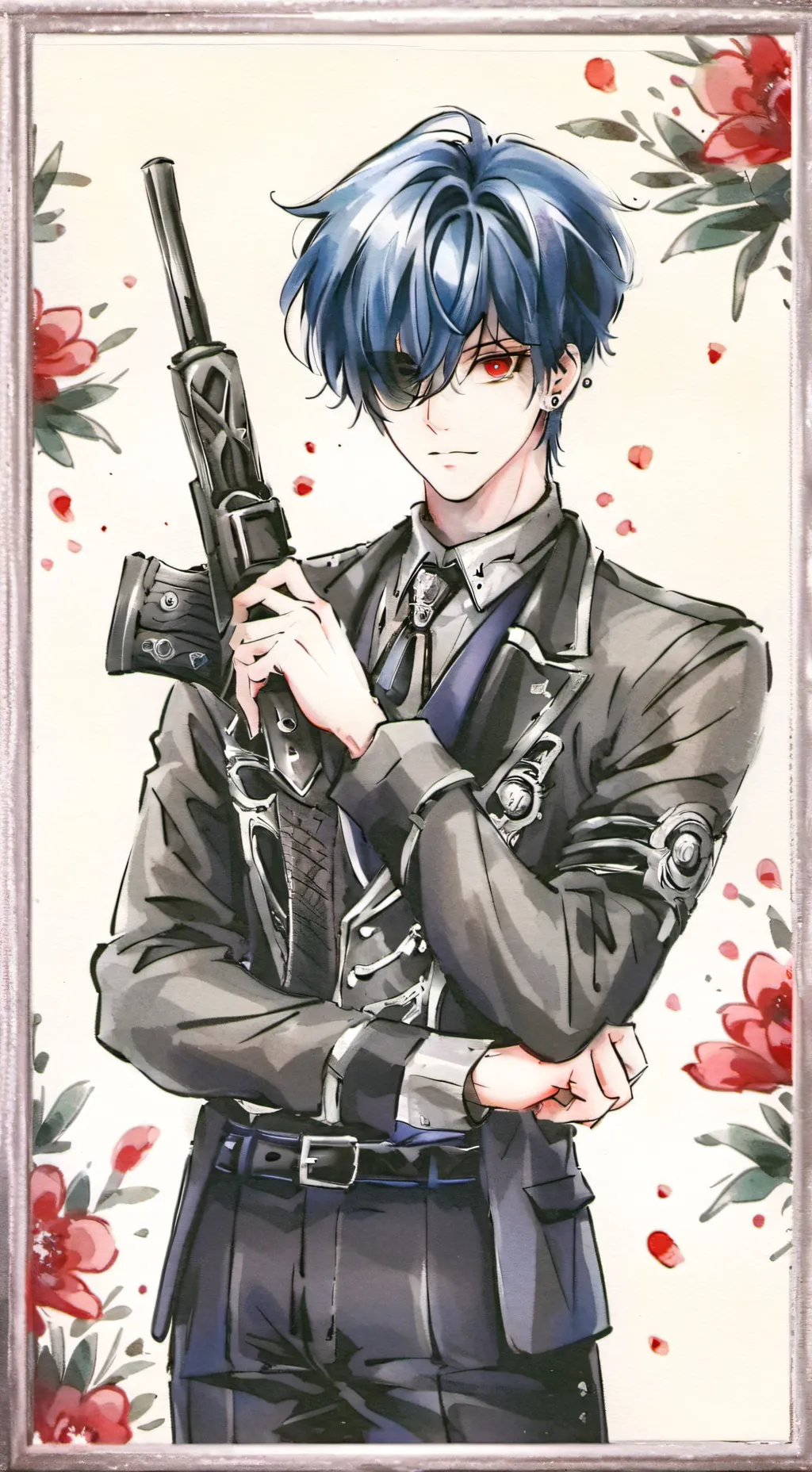 ai character: marco♥️ background