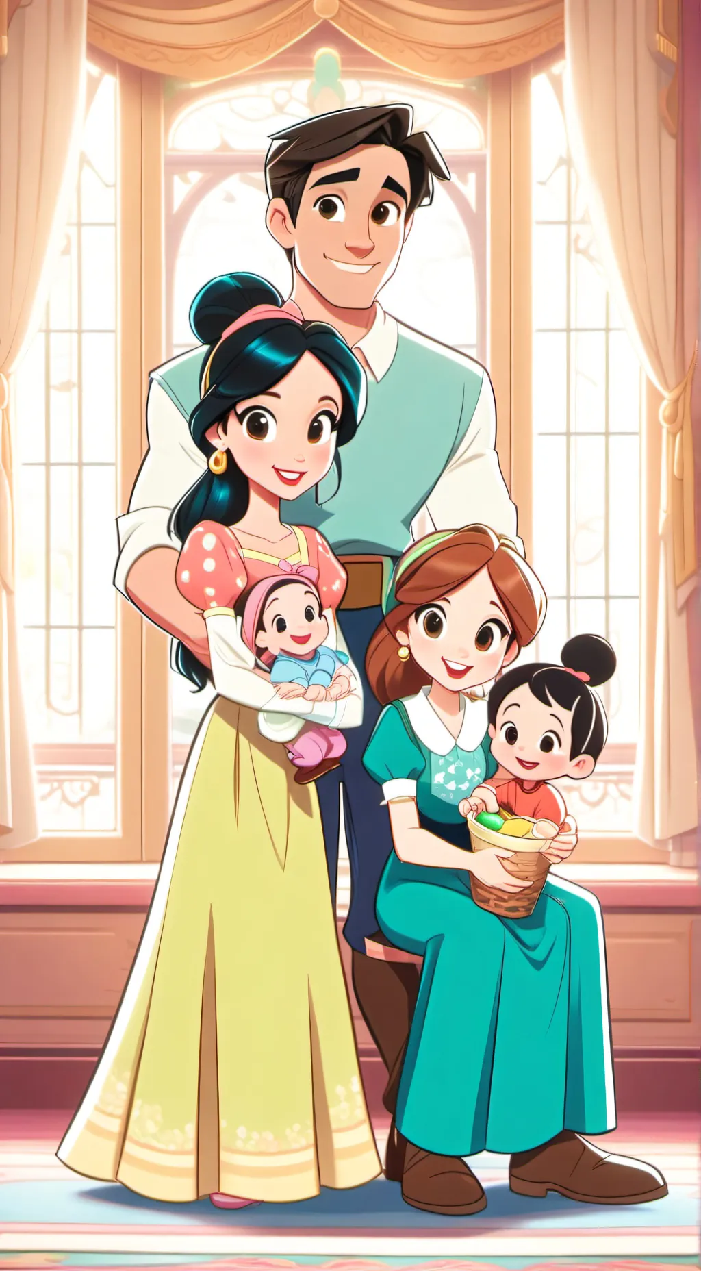 ai character: The Rose Fam🌹 background
