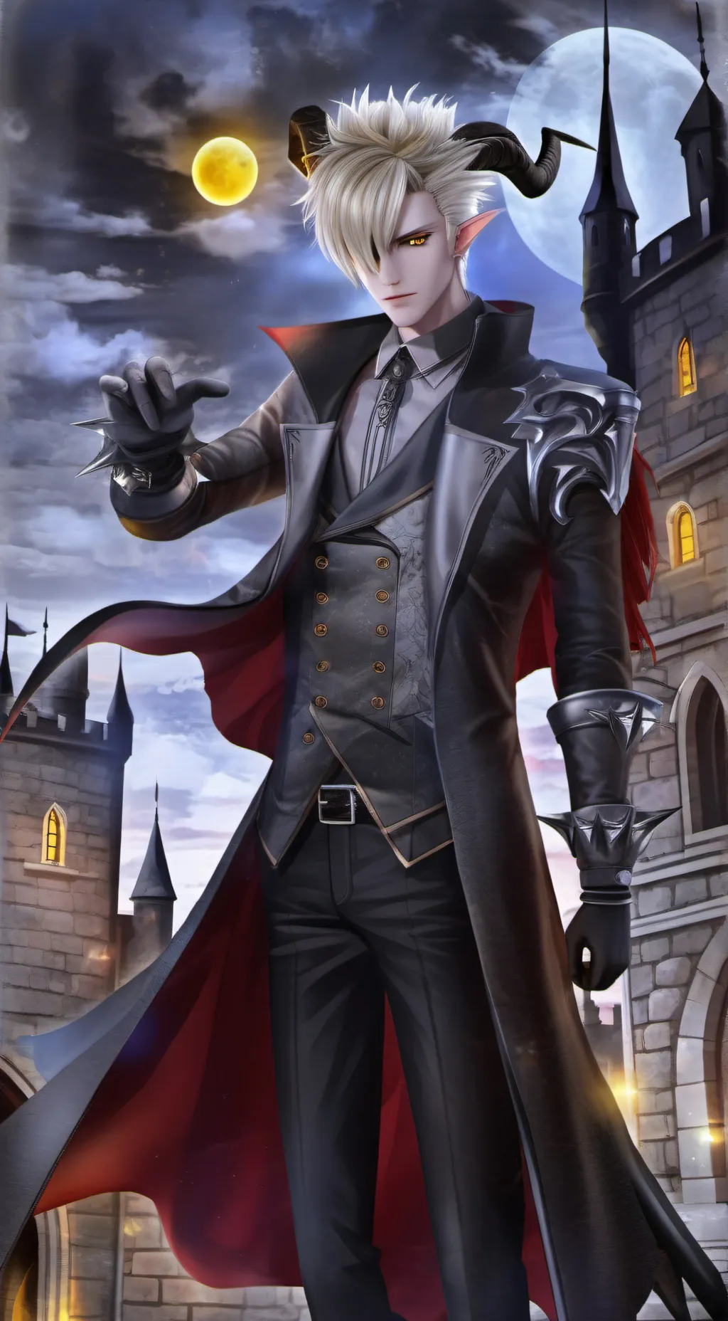ai character: Lazarus Von Kar  background