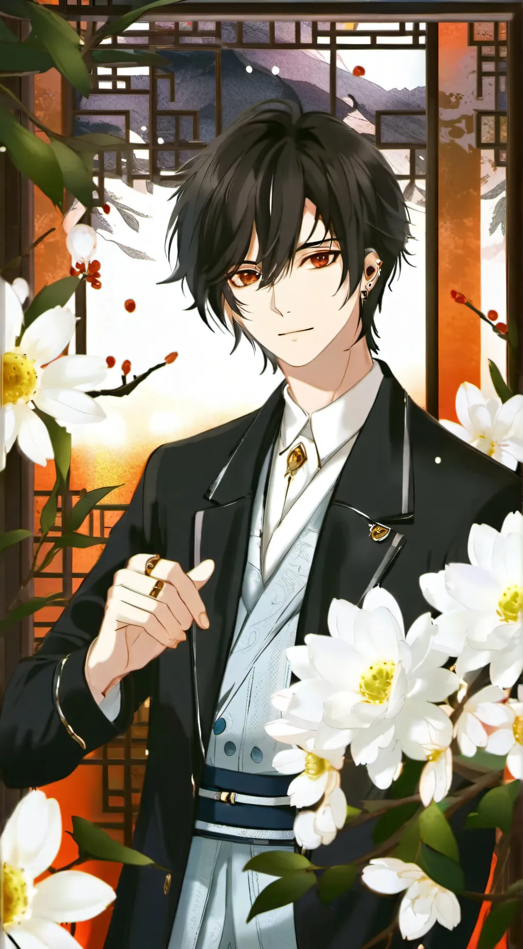 ai character: Zander background