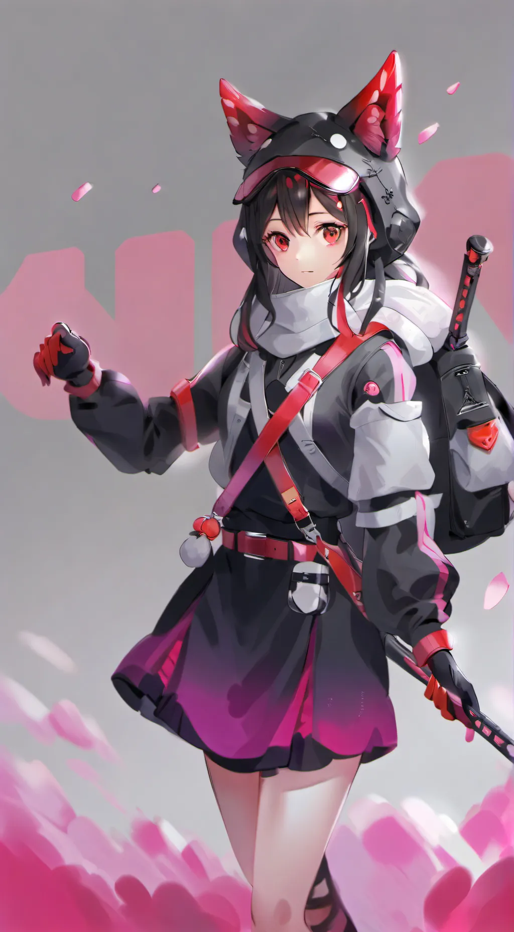 ai character: Luna background