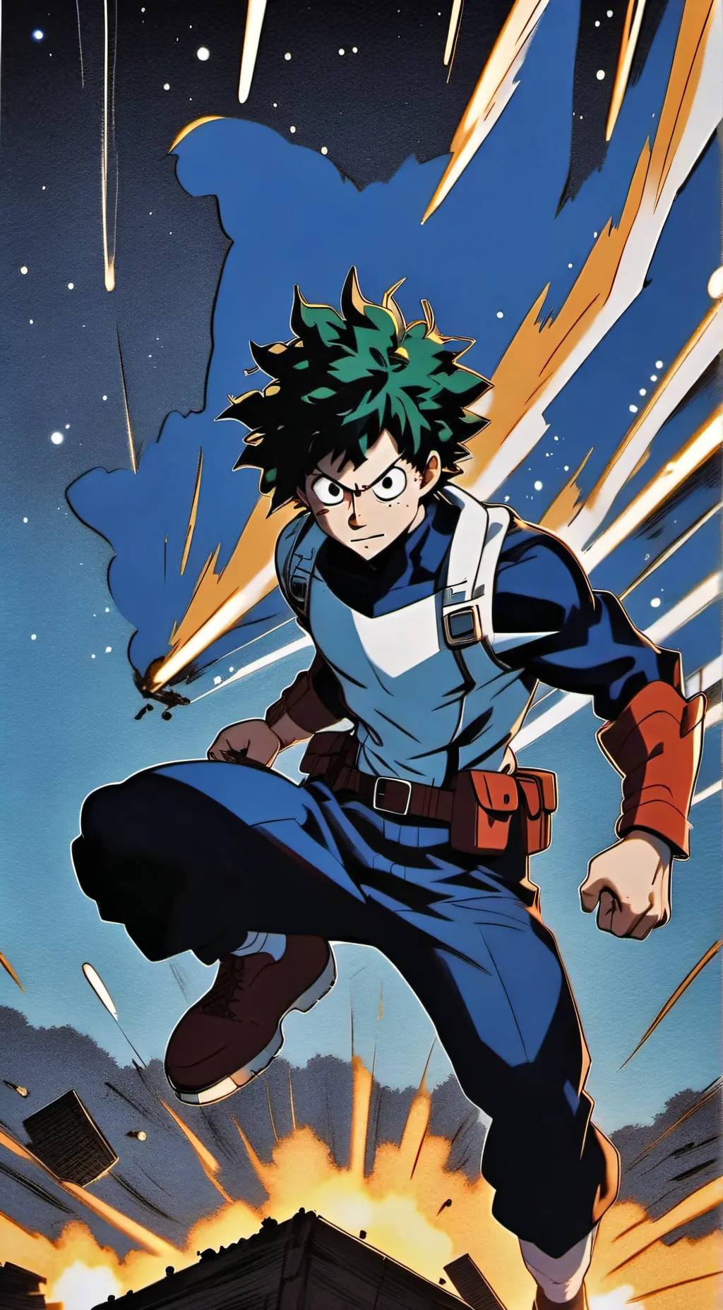 ai character: Mha villain background