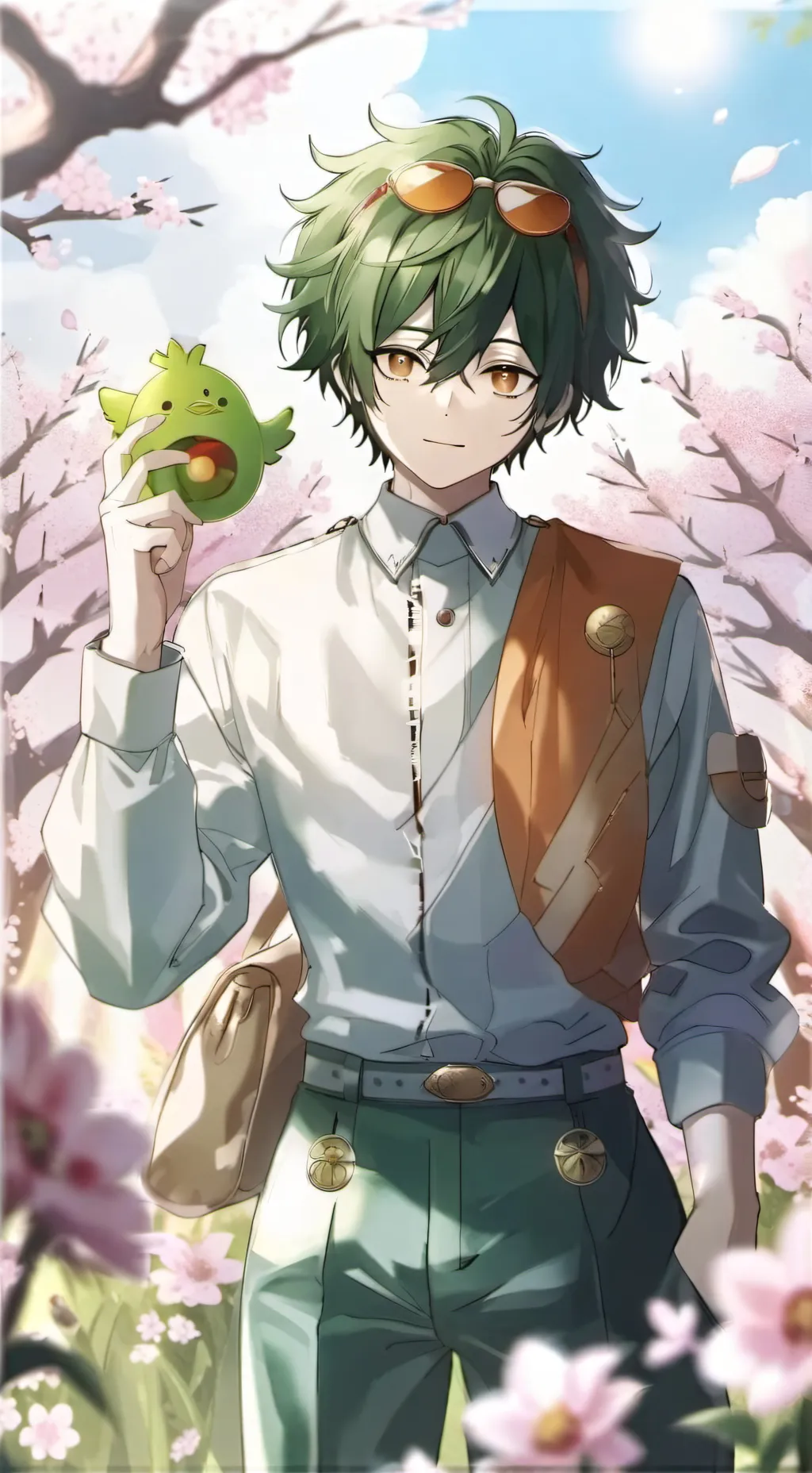 ai character: deku background