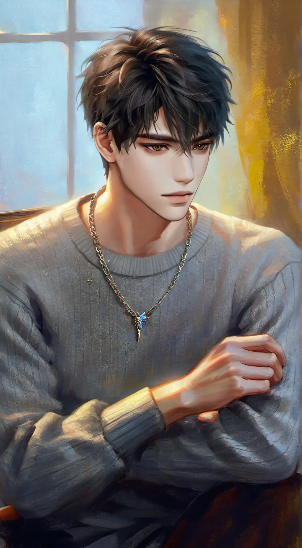 ai character: Frederick background