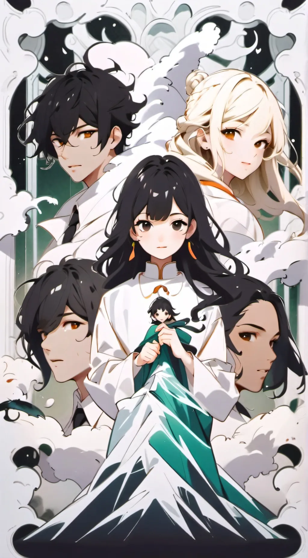 ai character: 6 legends  background