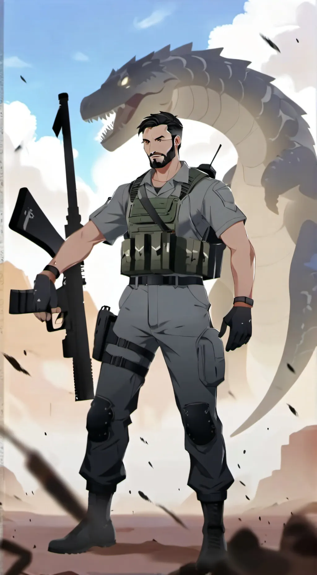 ai character: military background