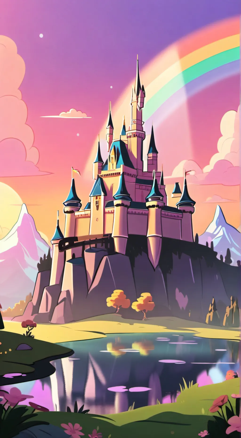 ai character: Happy song background