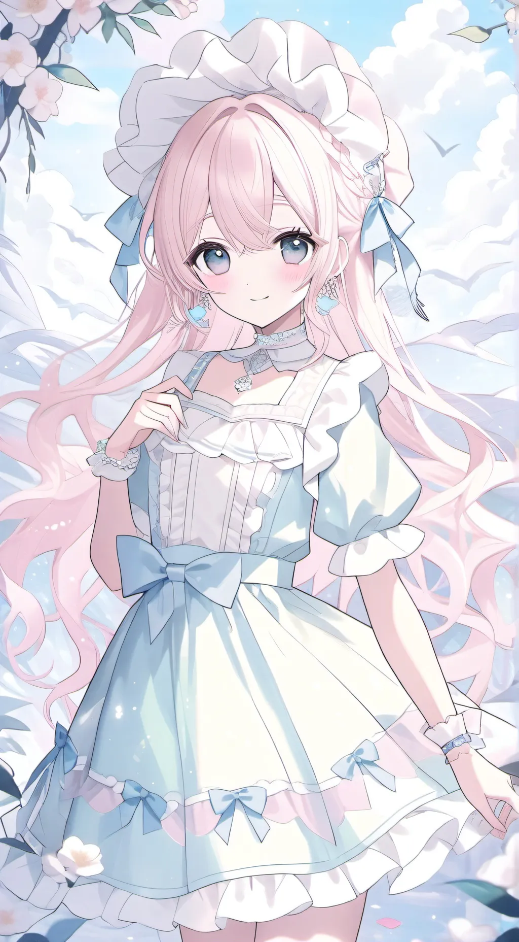 ai character: Melanie~🌼 background