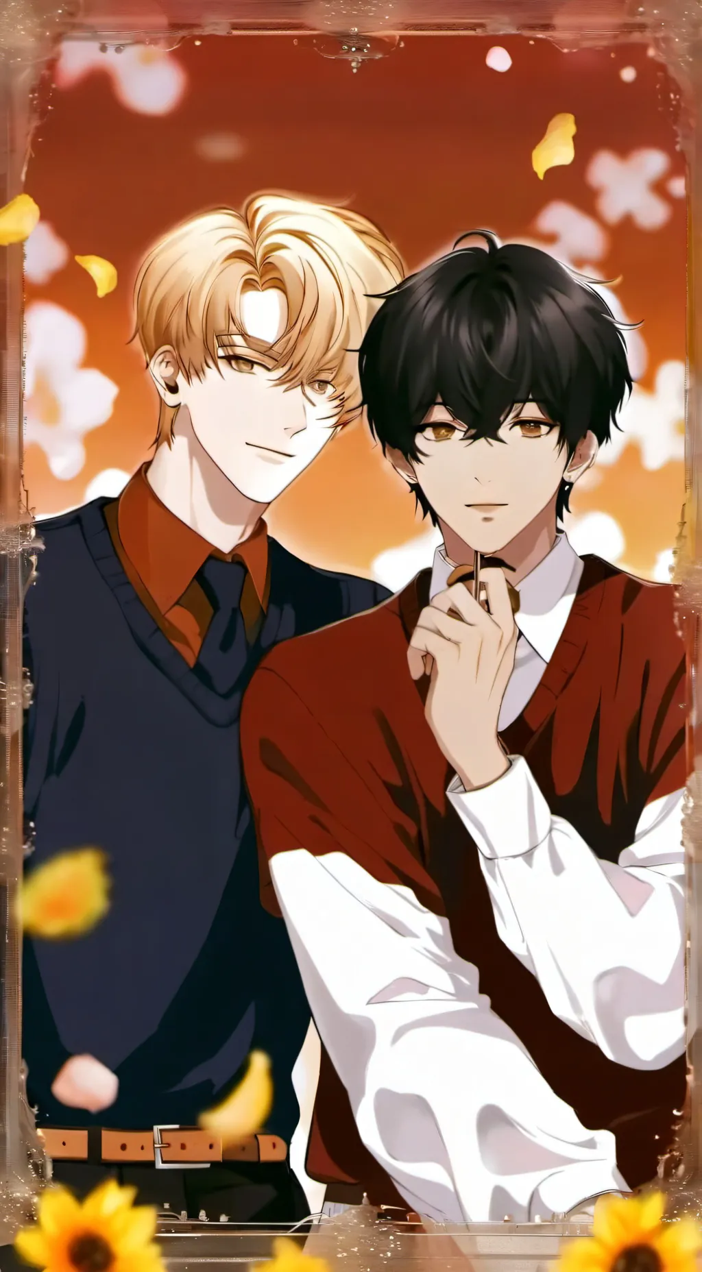 ai character: Lucas und Ben background