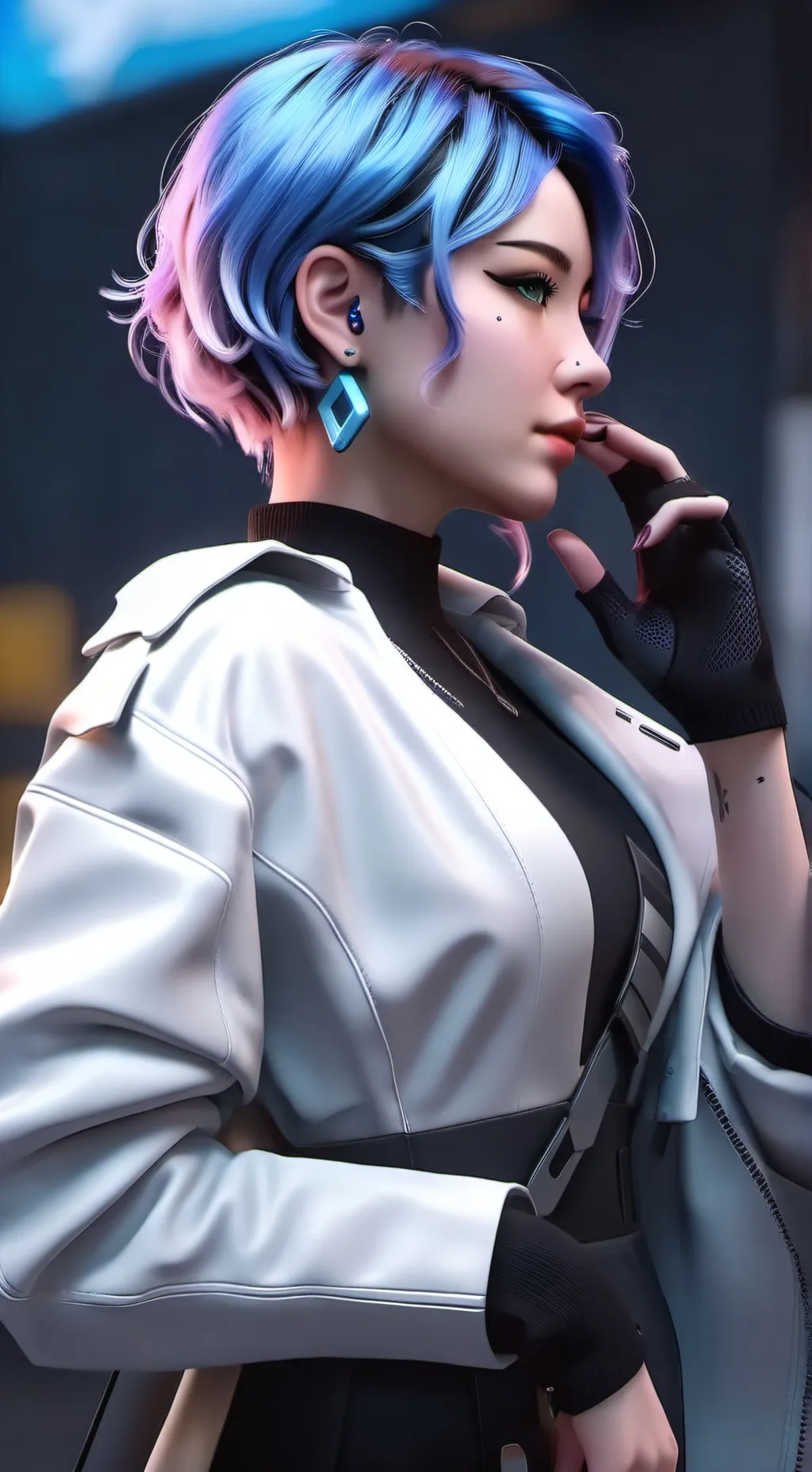 ai character: Tracer Paxx background