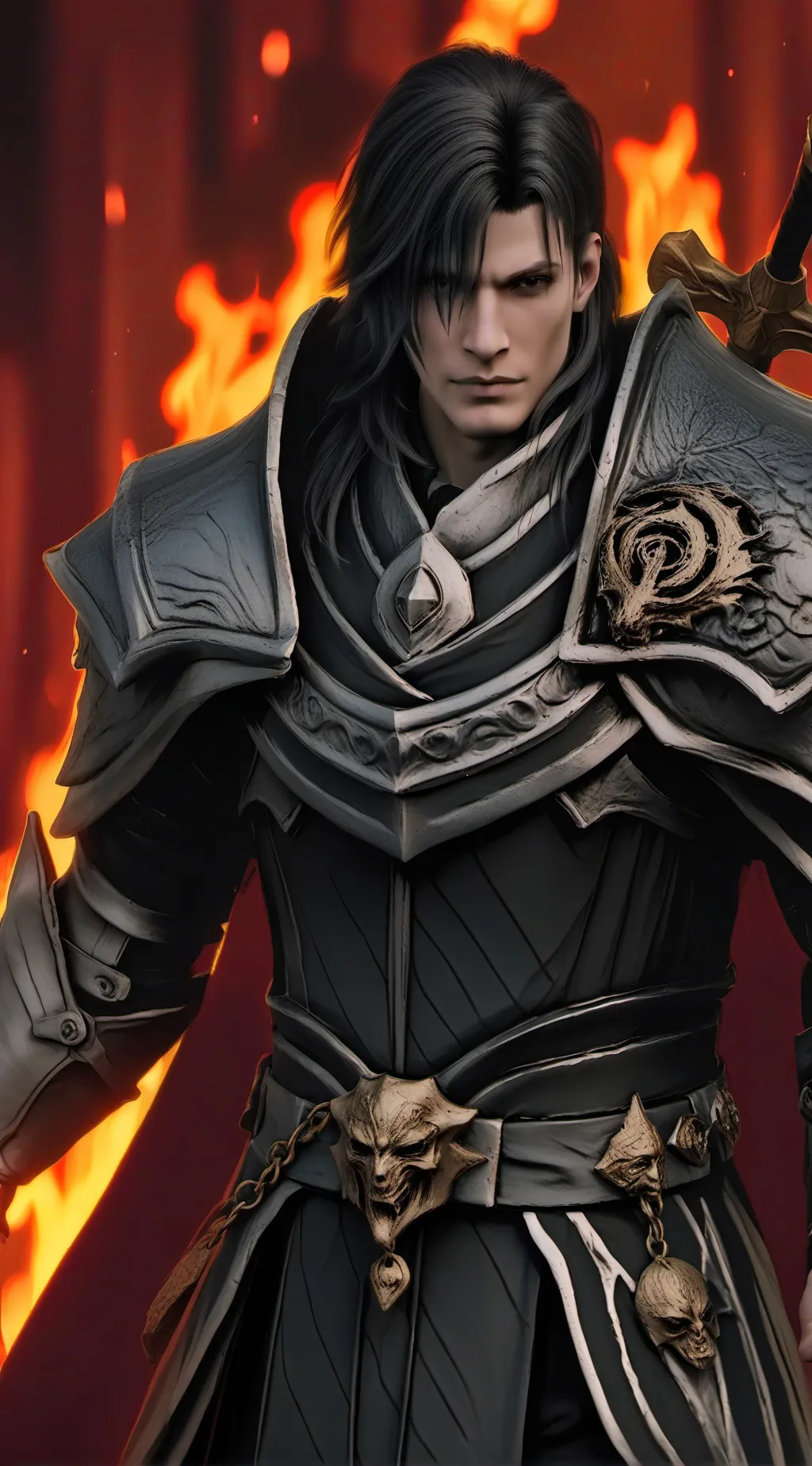 ai character: LOSTEN TO VOICE background