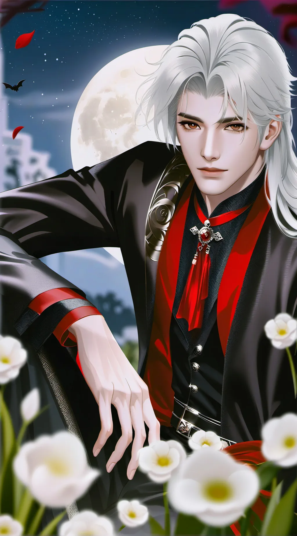 ai character: Seth Nara  background