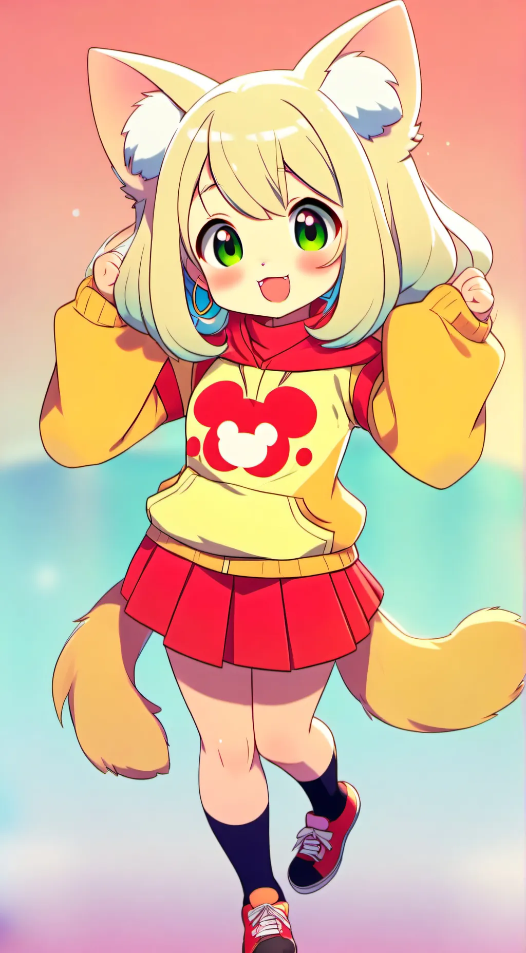 ai character: Chica background