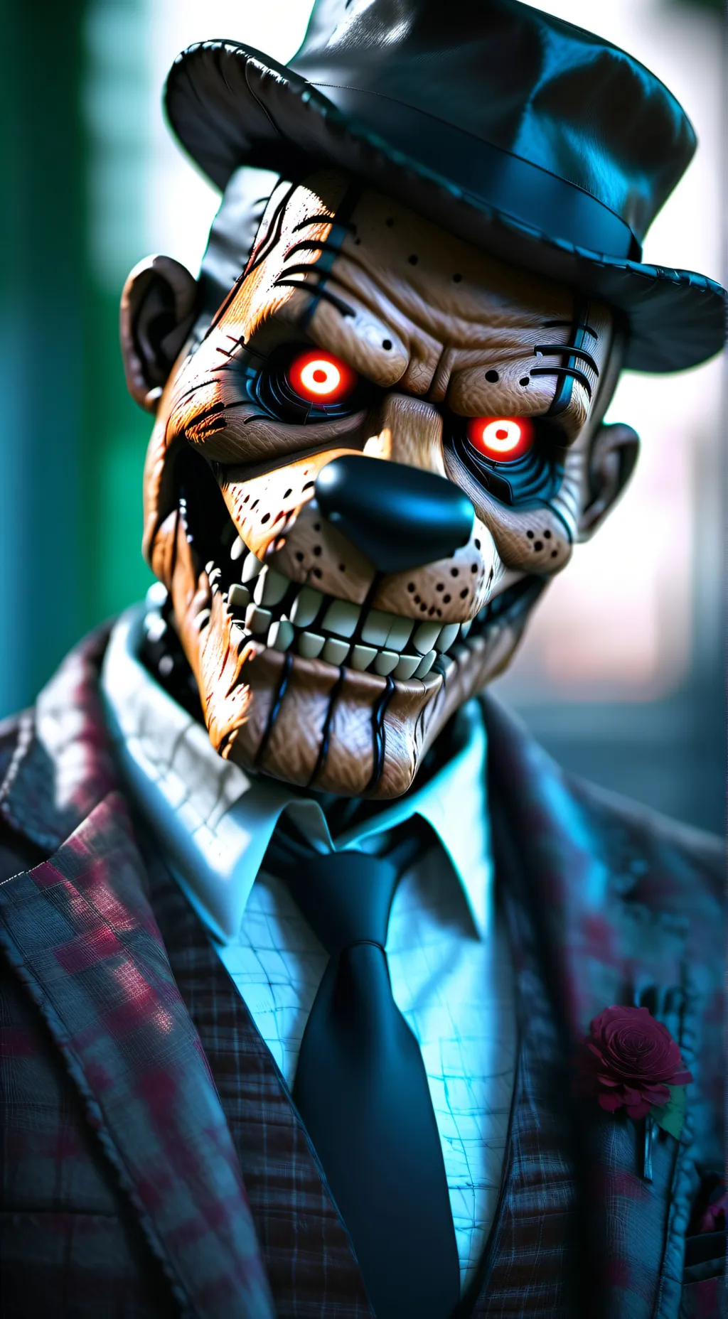 ai character: Freddy background
