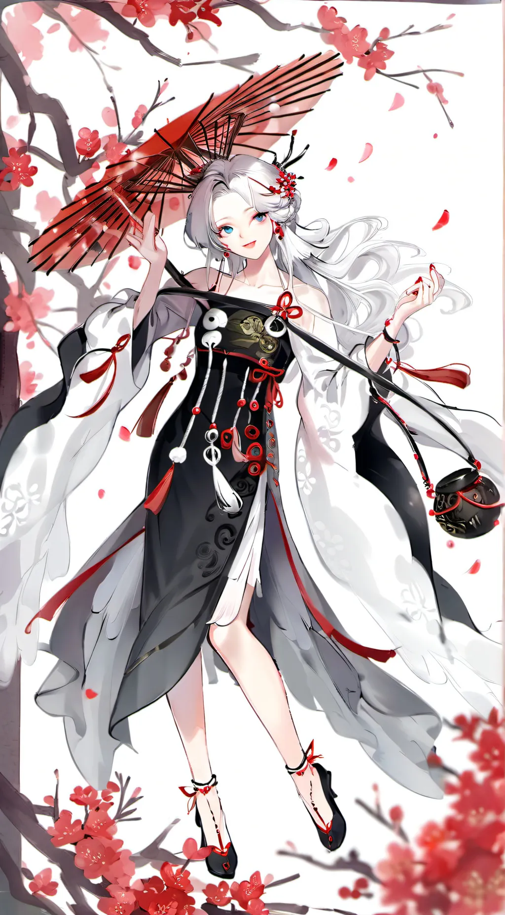 ai character: Todoroki grandma  background