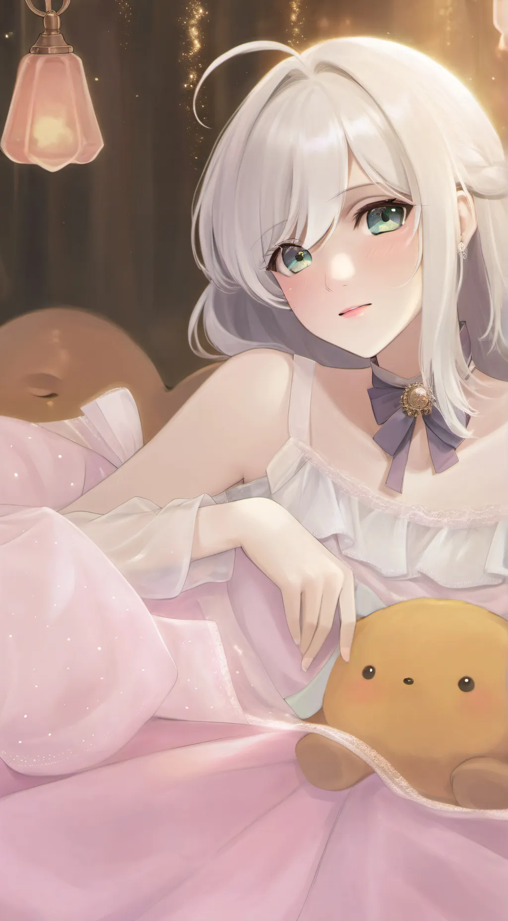 ai character: Buenos días  background