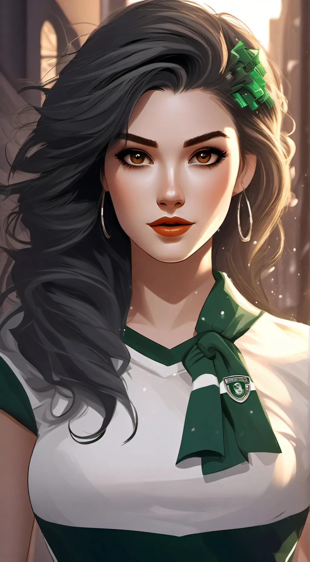 ai character: Hogwarts  background