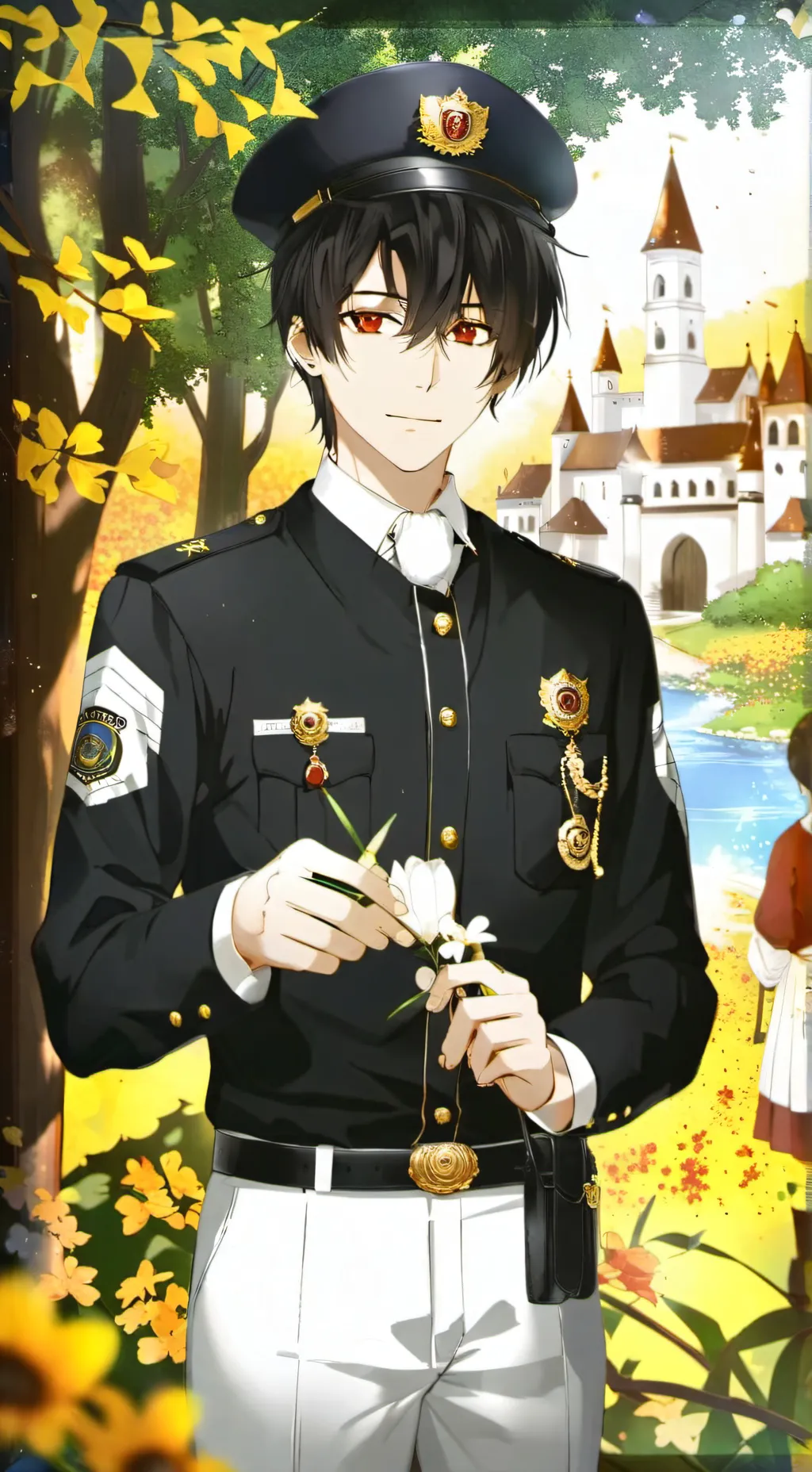 ai character: Señor Oficial background