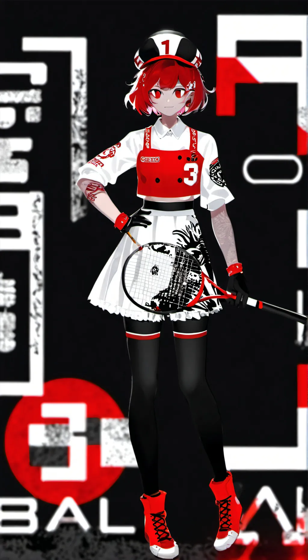 ai character: Baller Arena background
