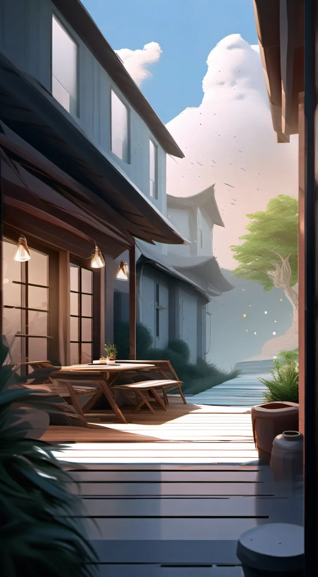 ai character: violet  background