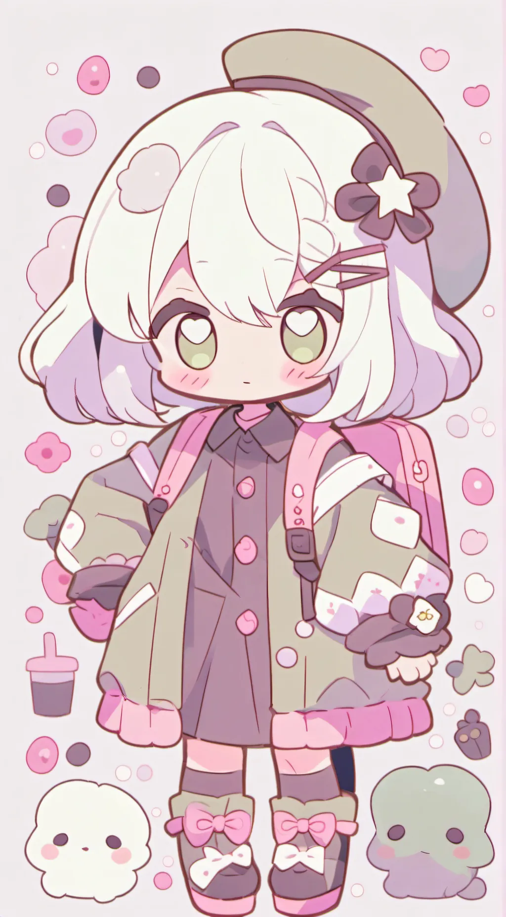 ai character: Olives is trash background