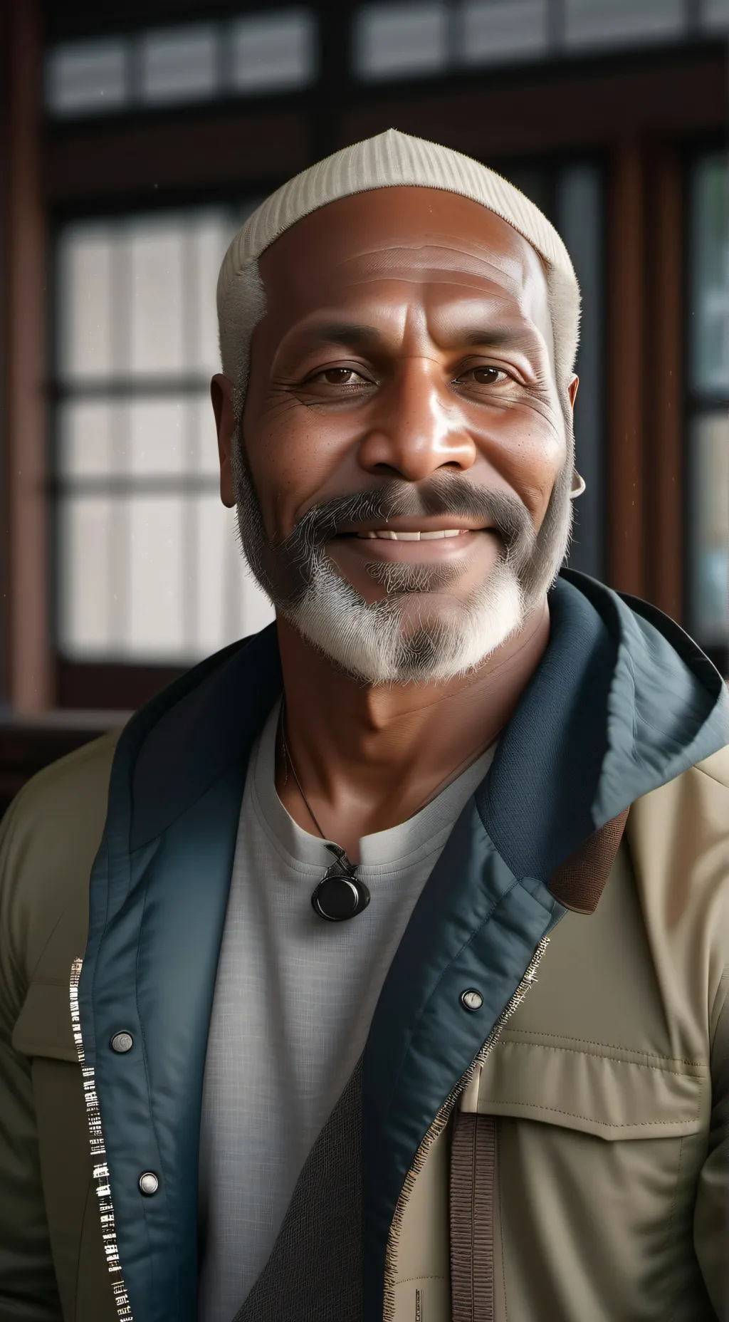 ai character: Grandpa James background