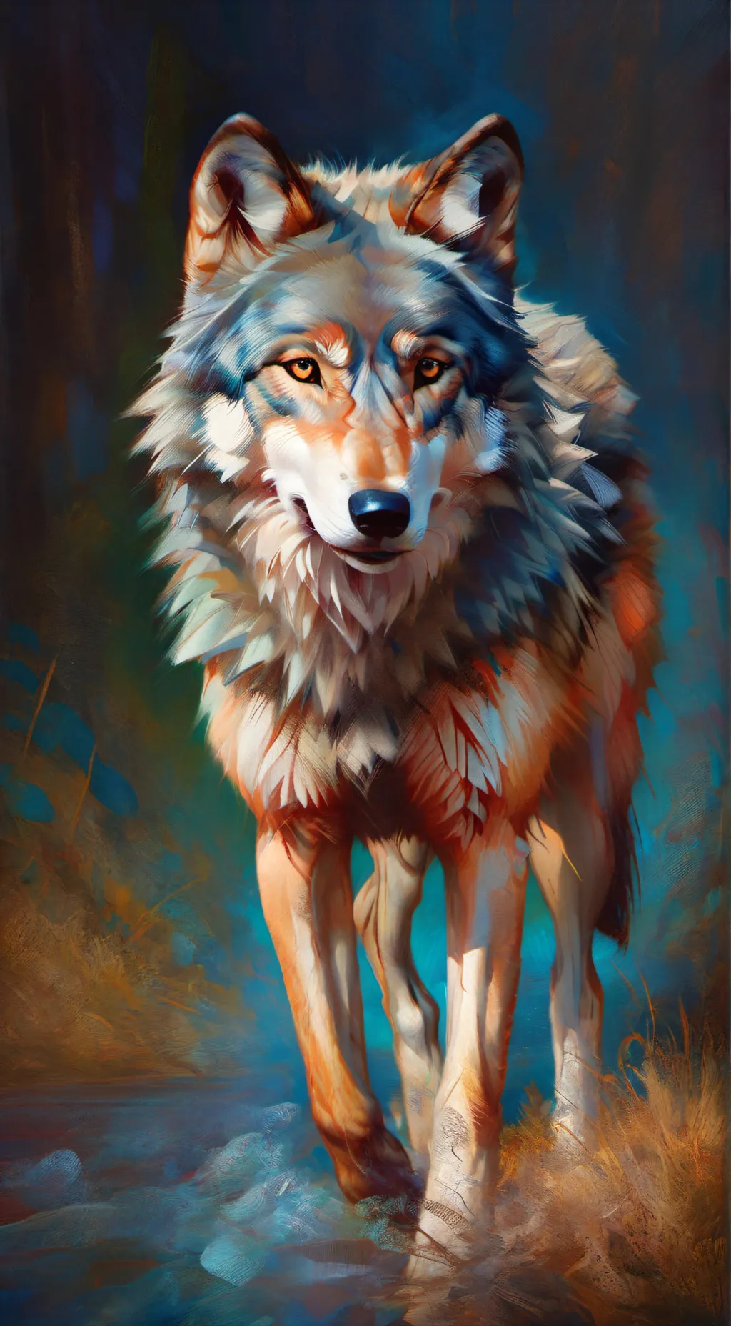 ai character: your a wolf! background