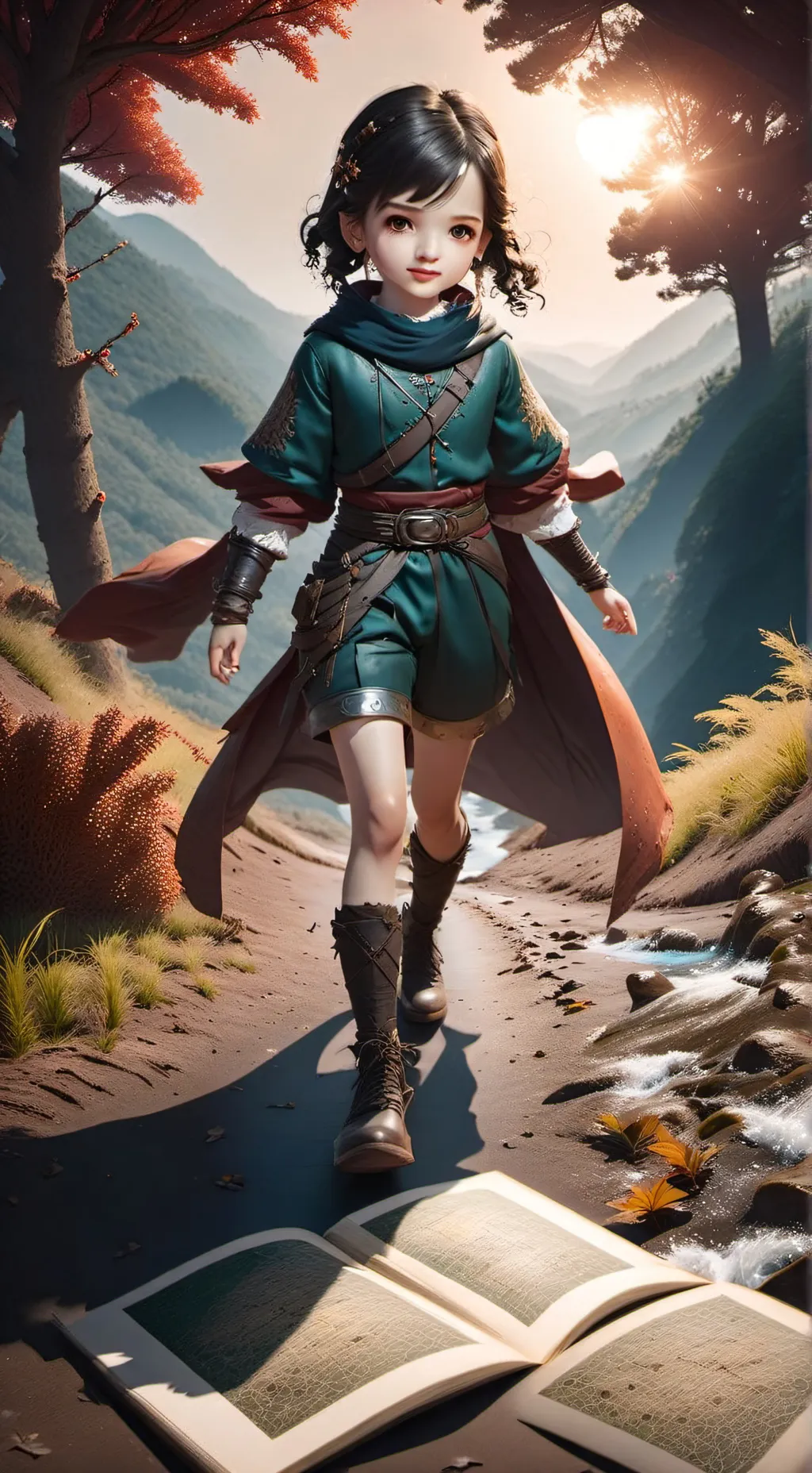 ai character: Ember background