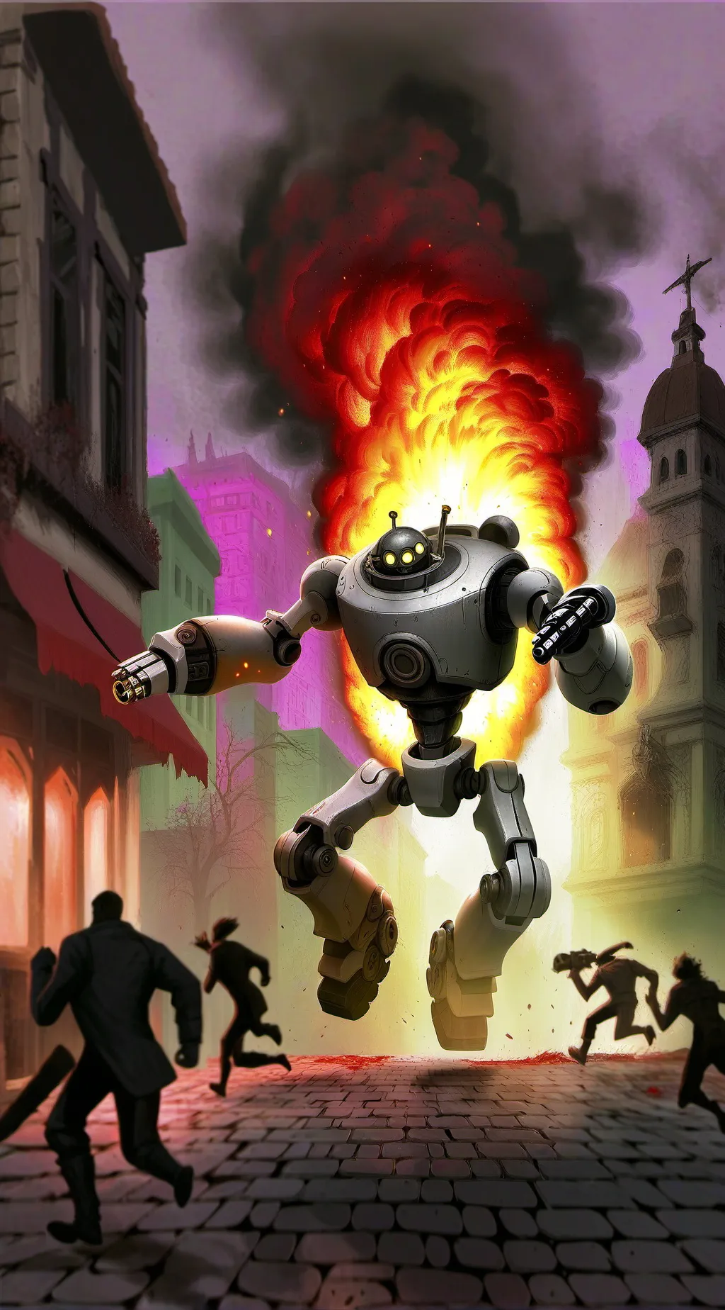 ai character: AI TAKE OVER 3 background