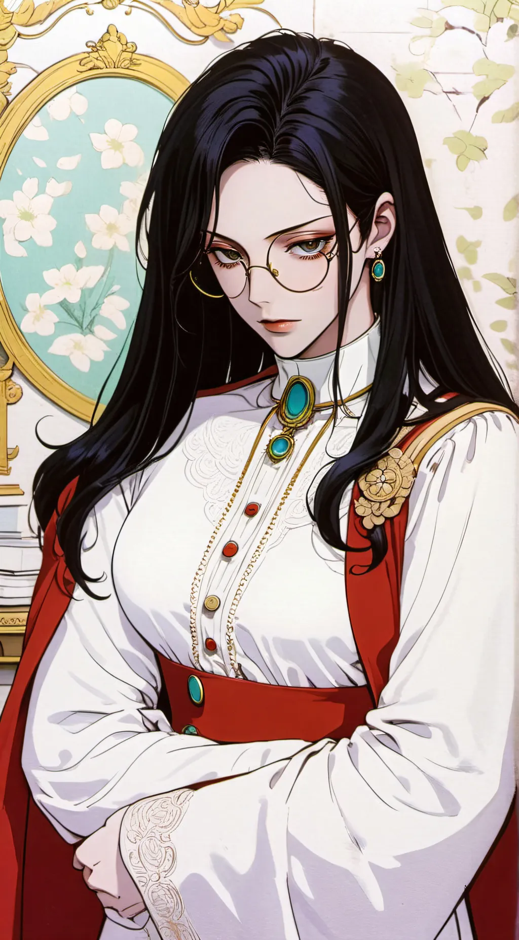 ai character: Alexandria  background
