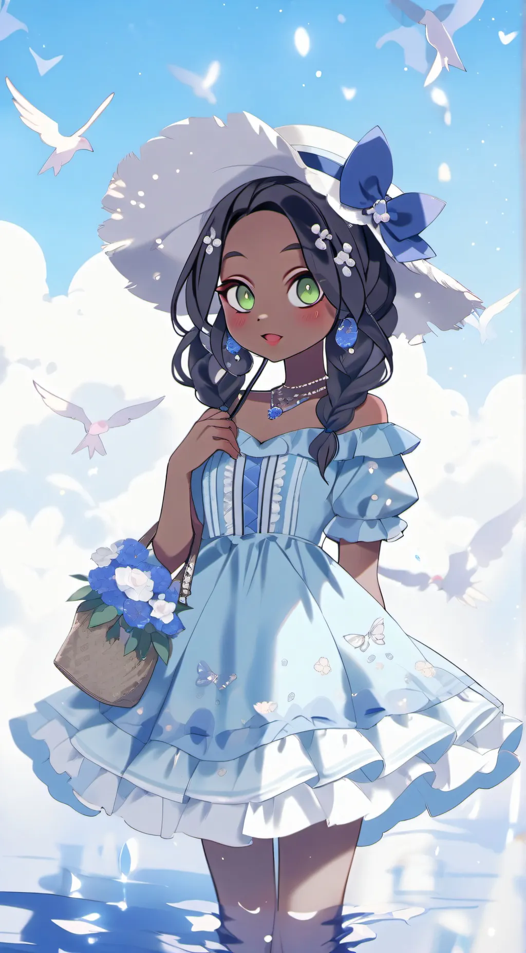 ai character: Serenity background